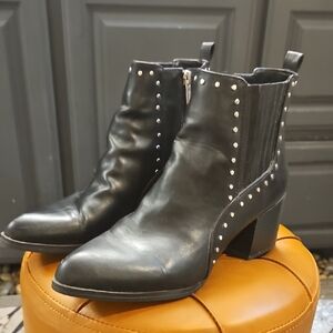 Circus by Sam Edelman Black Studded Booties